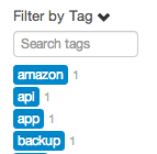 Searching tags
